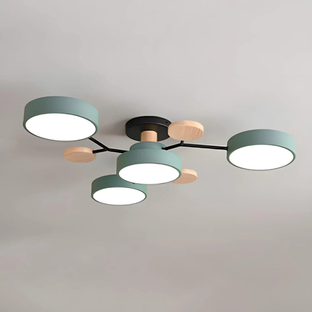 Semi Flush Ceiling Light LED Chandelier