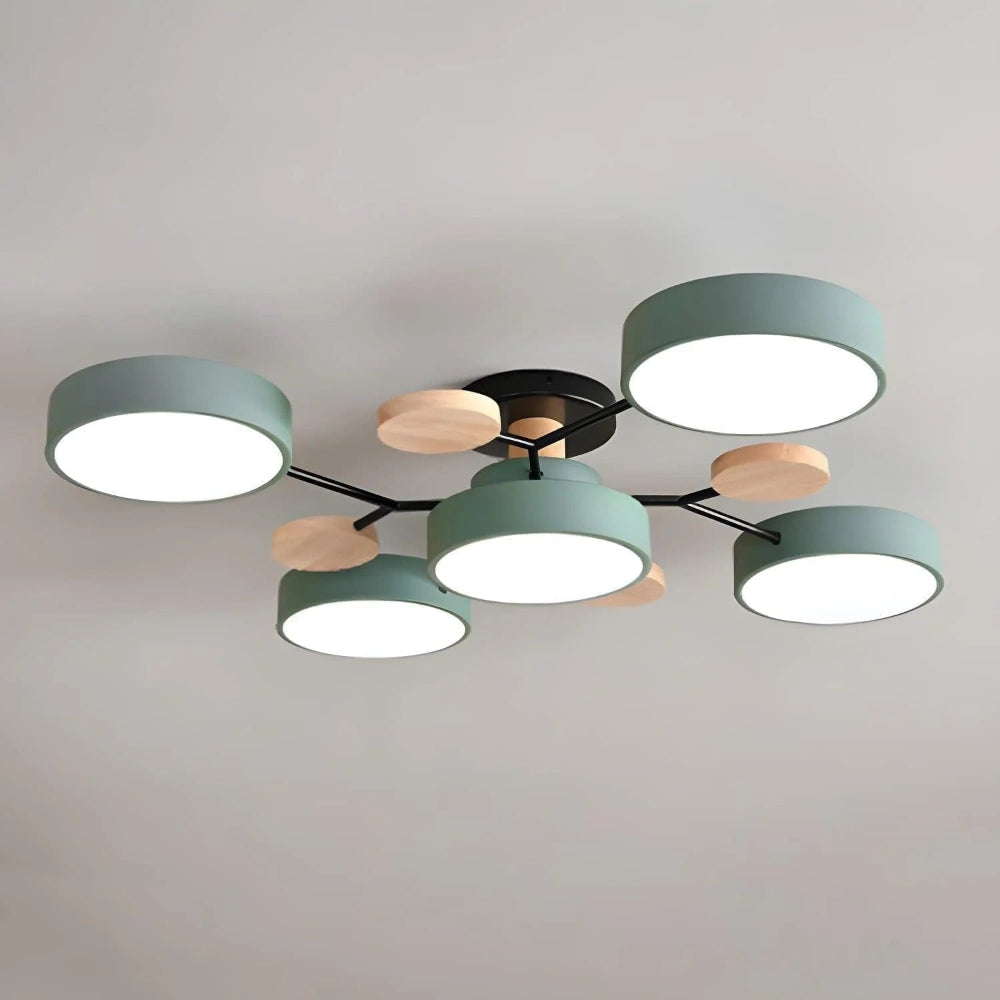 Semi Flush Ceiling Light LED Chandelier