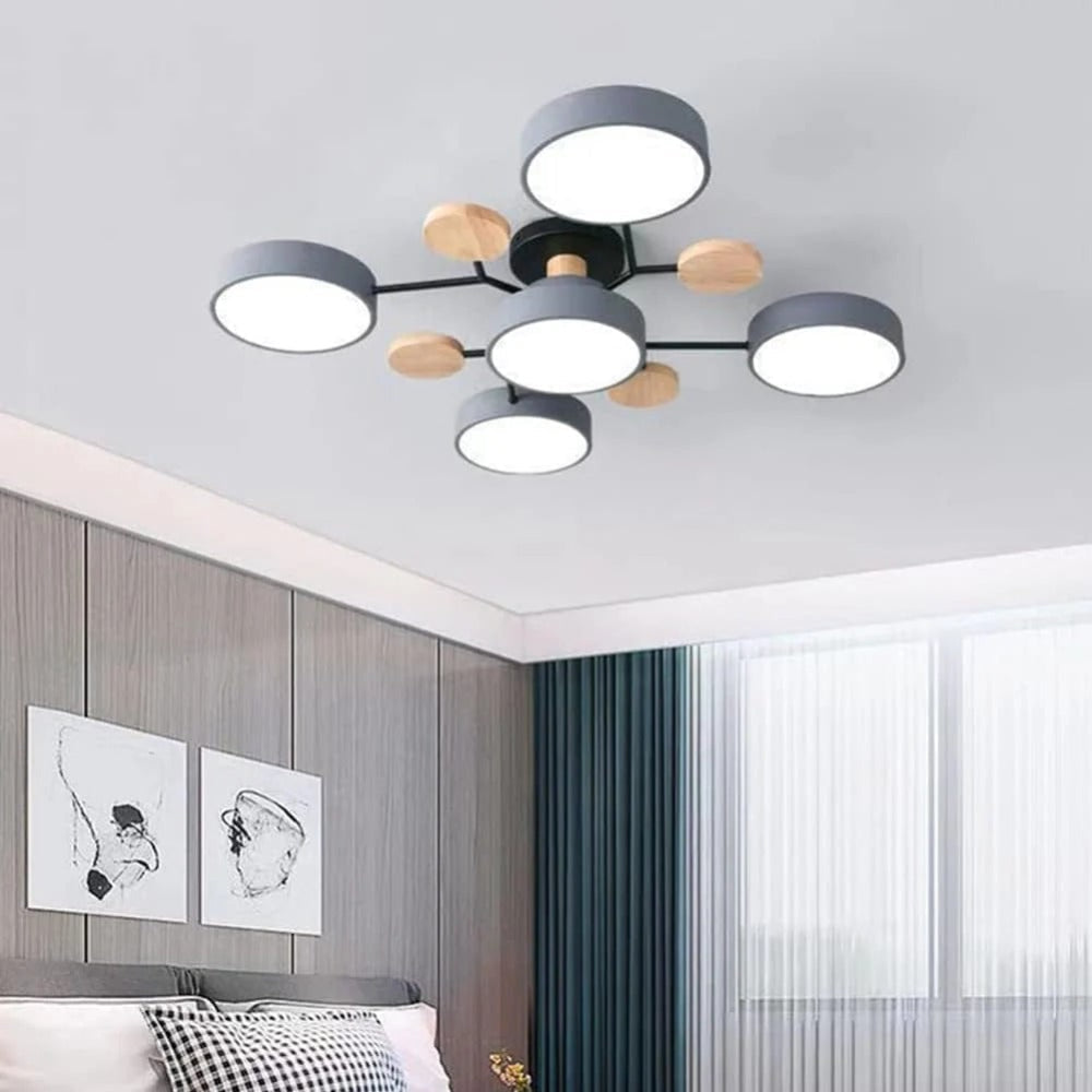 Semi Flush Ceiling Light LED Chandelier