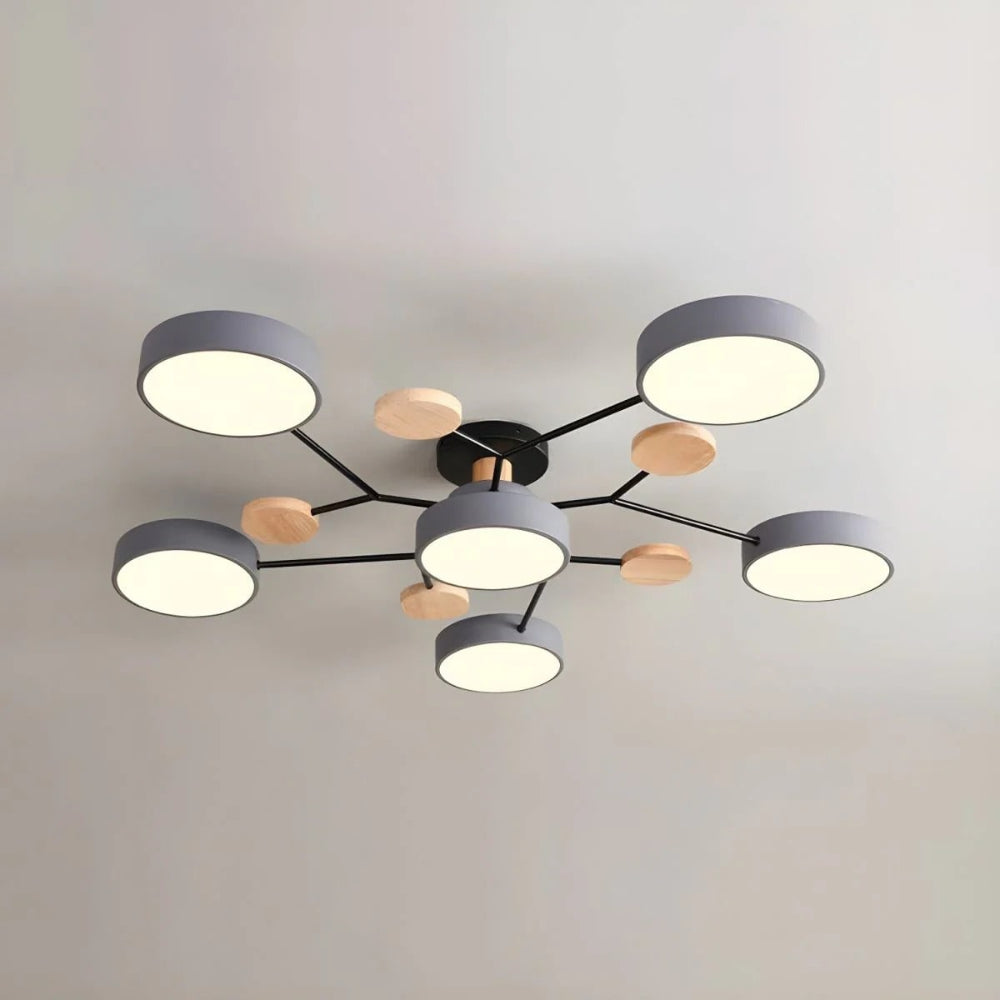 Semi Flush Ceiling Light LED Chandelier