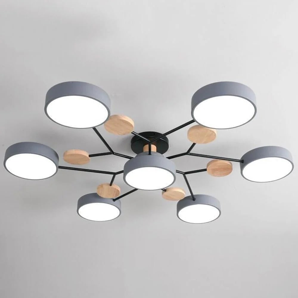 Semi Flush Ceiling Light LED Chandelier