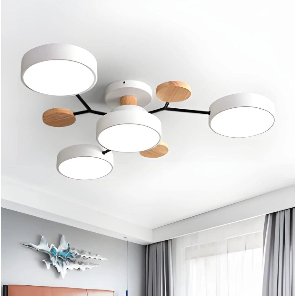 Semi Flush Ceiling Light LED Chandelier