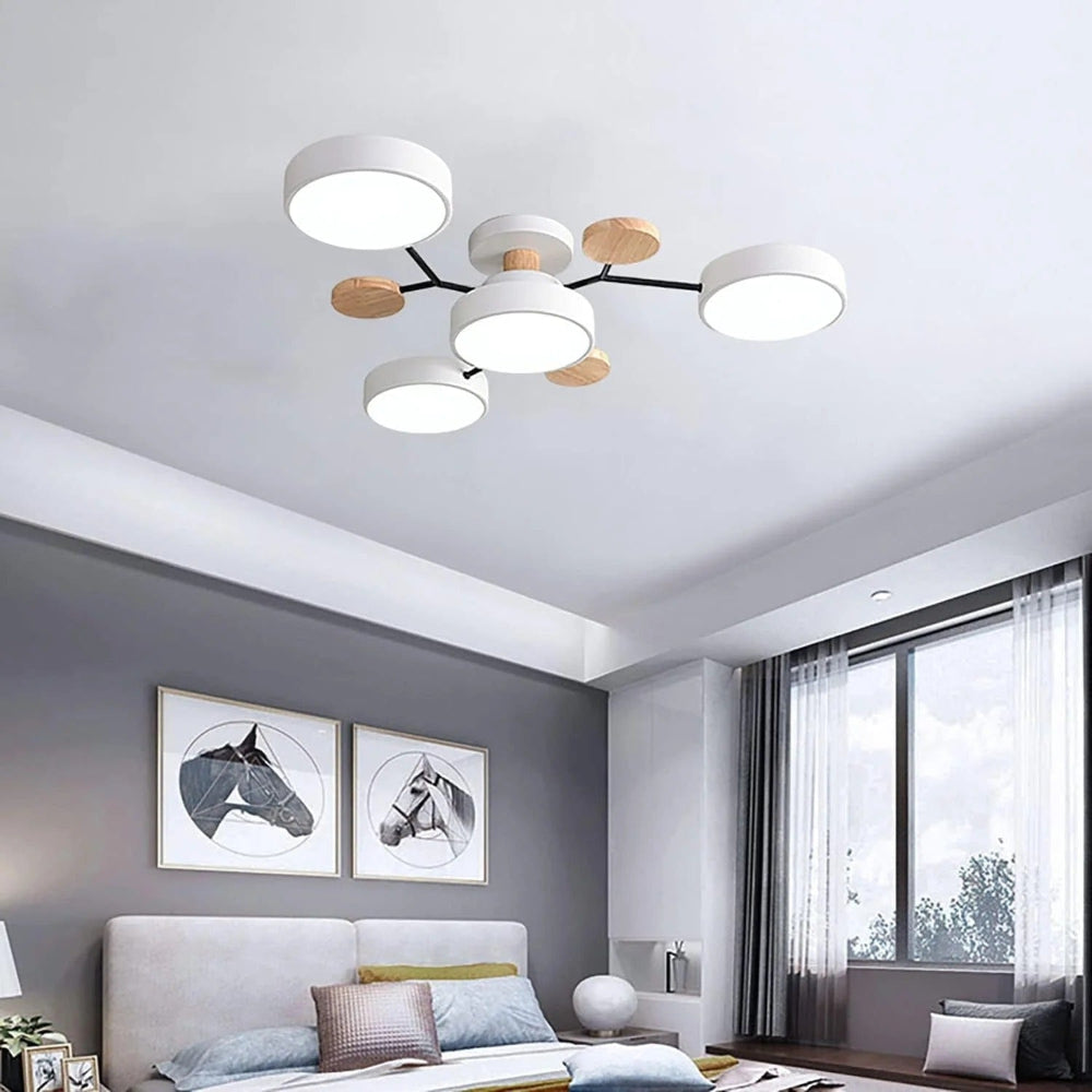 Semi Flush Ceiling Light LED Chandelier
