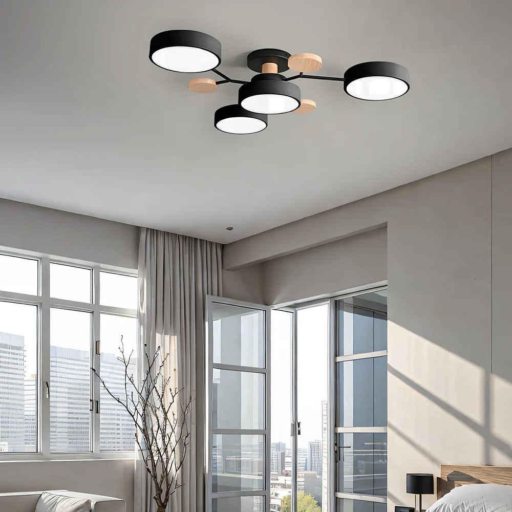 Semi Flush Ceiling Light LED Chandelier