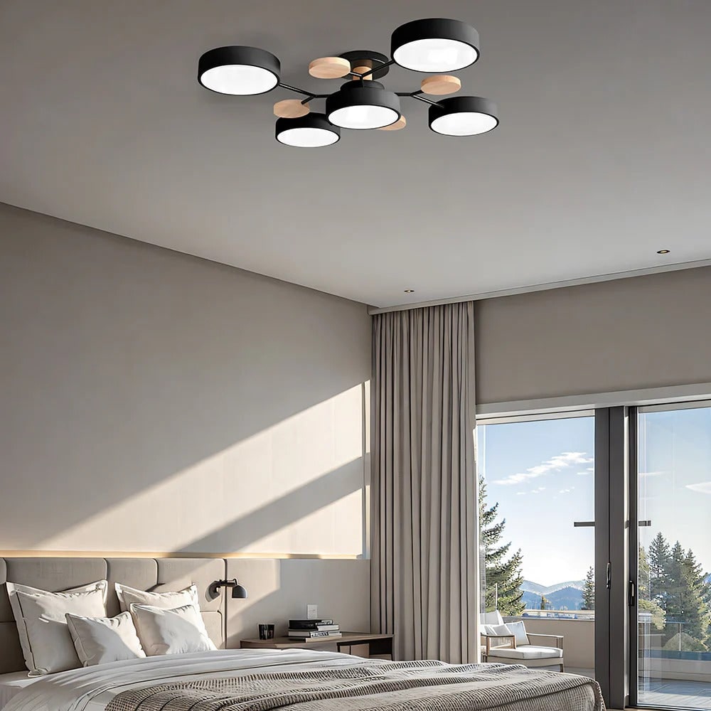 Semi Flush Ceiling Light LED Chandelier