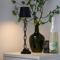 Modern Chain-Link Table Lamp | Rechargeable LED Light