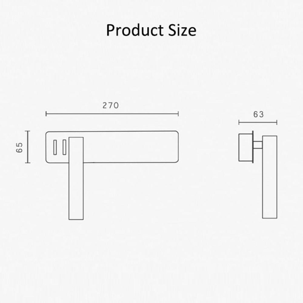 LED Adjustable Reading Wall Light