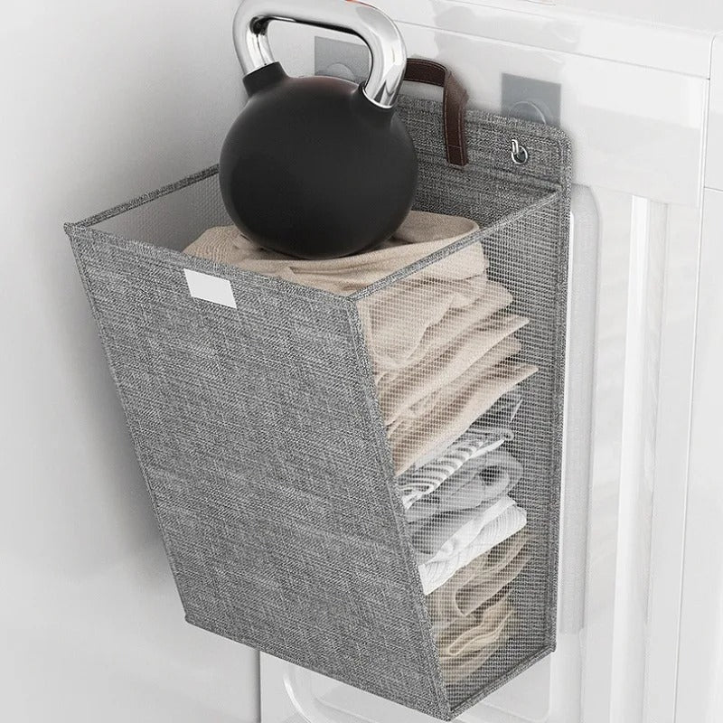 Wallora Foldable Wall-Mounted Laundry Basket
