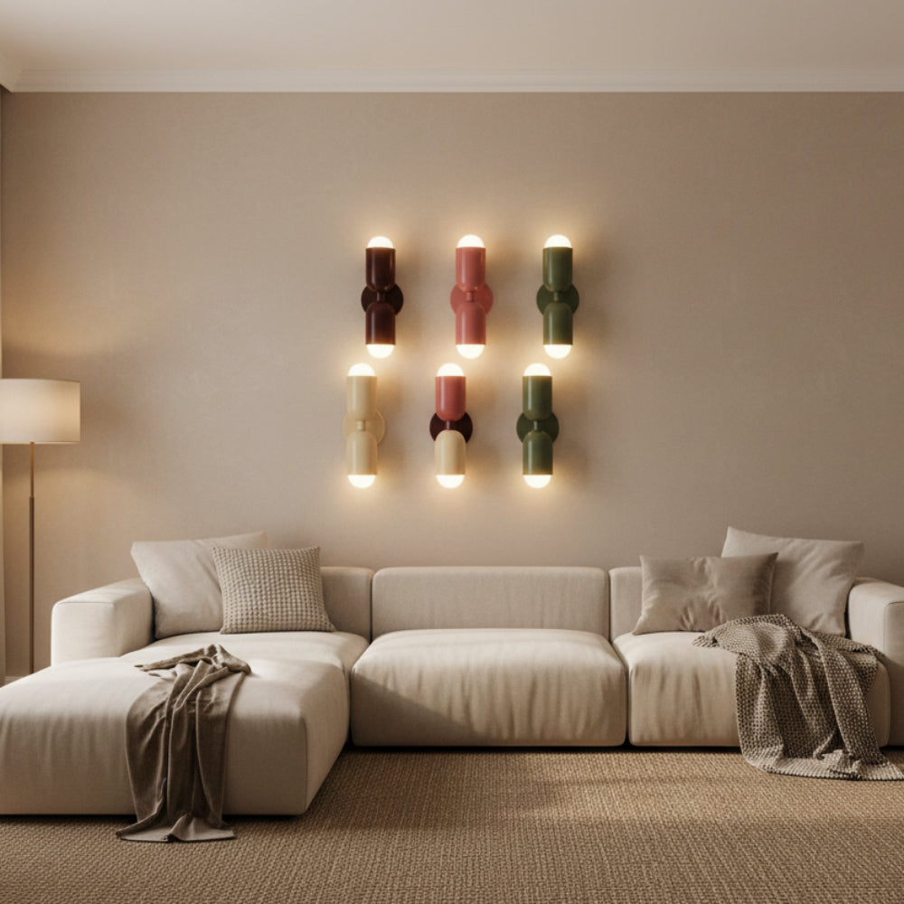 Modern Dual Bulb Wall Lamp