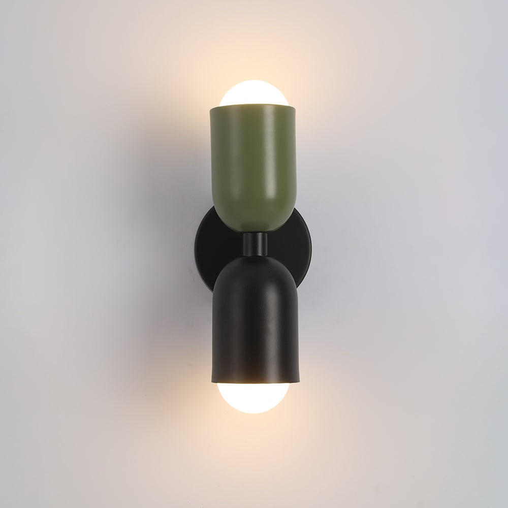 Modern Dual Bulb Wall Lamp