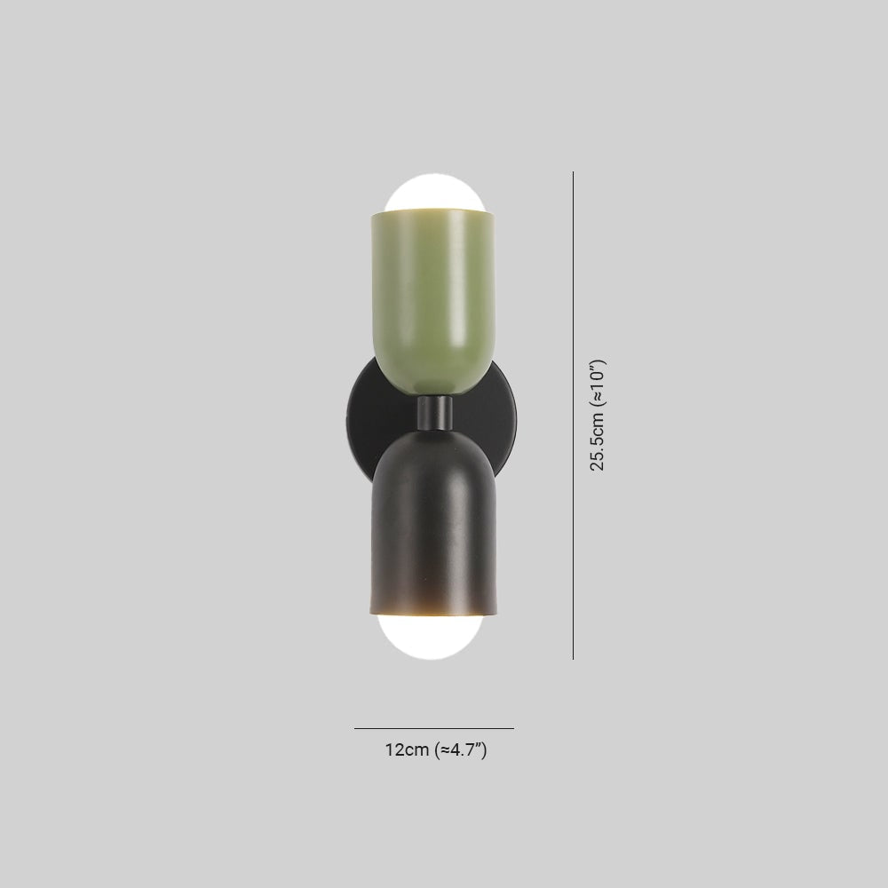 Modern Dual Bulb Wall Lamp