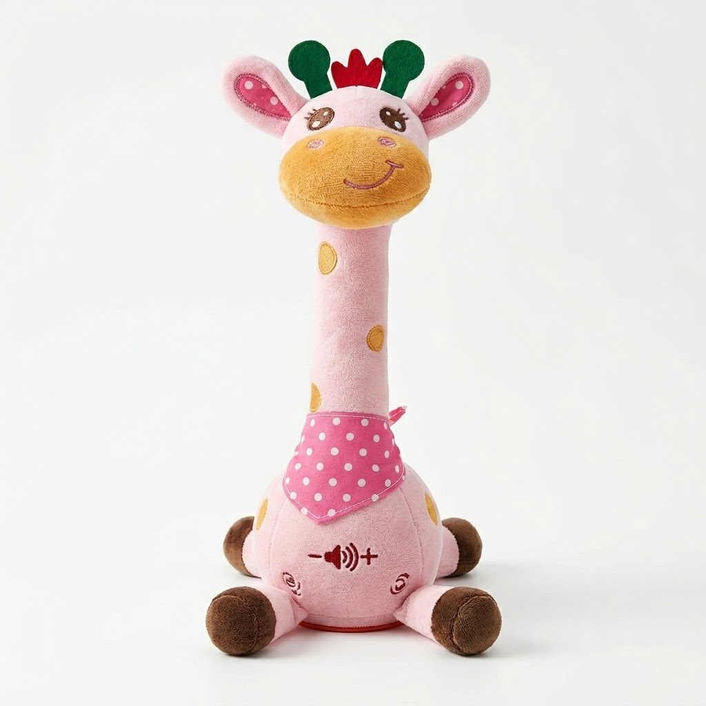 Interactive Singing Giraffe Plush Toy