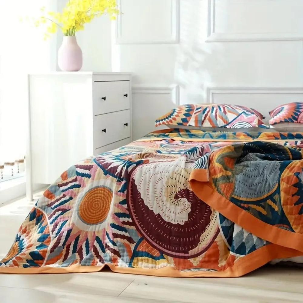 Cotton Throw Blanket Fluffy All Season