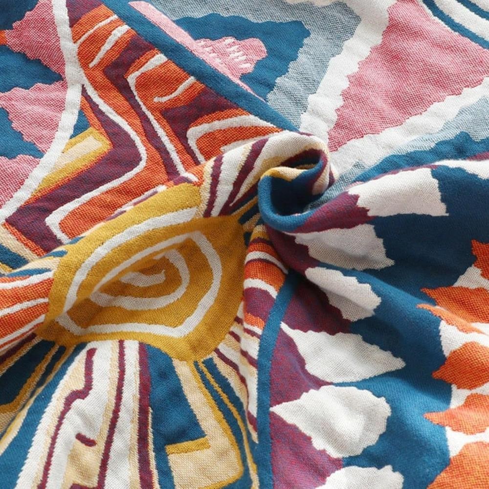 Cotton Throw Blanket Fluffy All Season