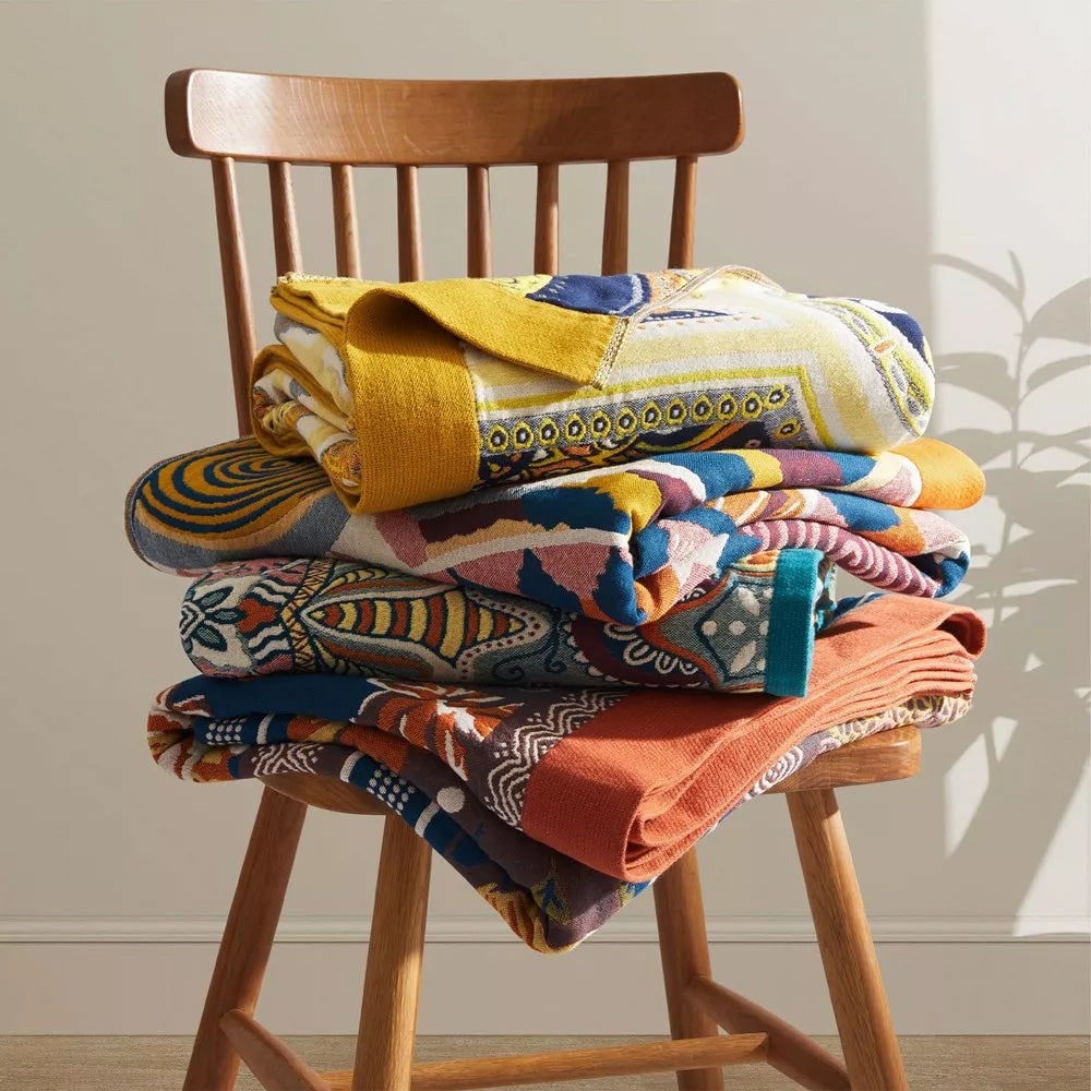 Cotton Throw Blanket Fluffy All Season