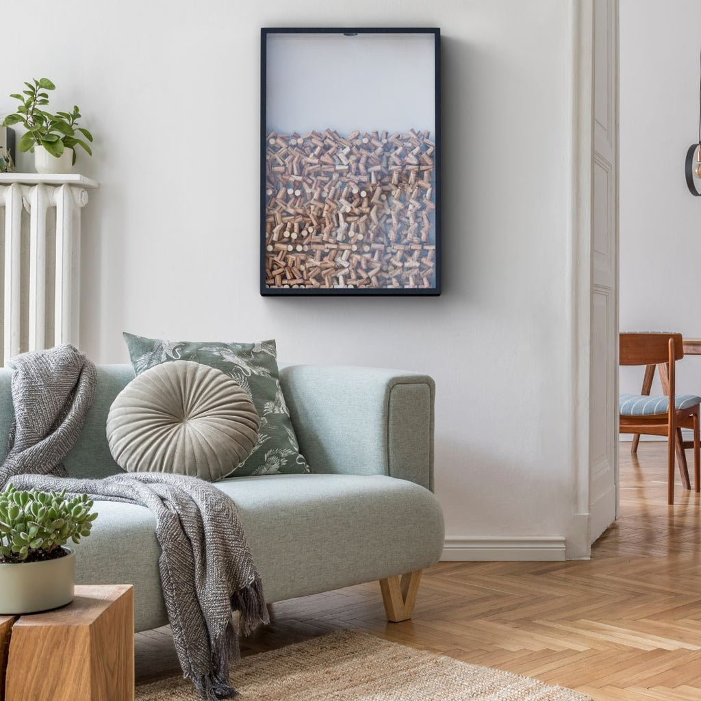 Wine Cork Frame Wall Display