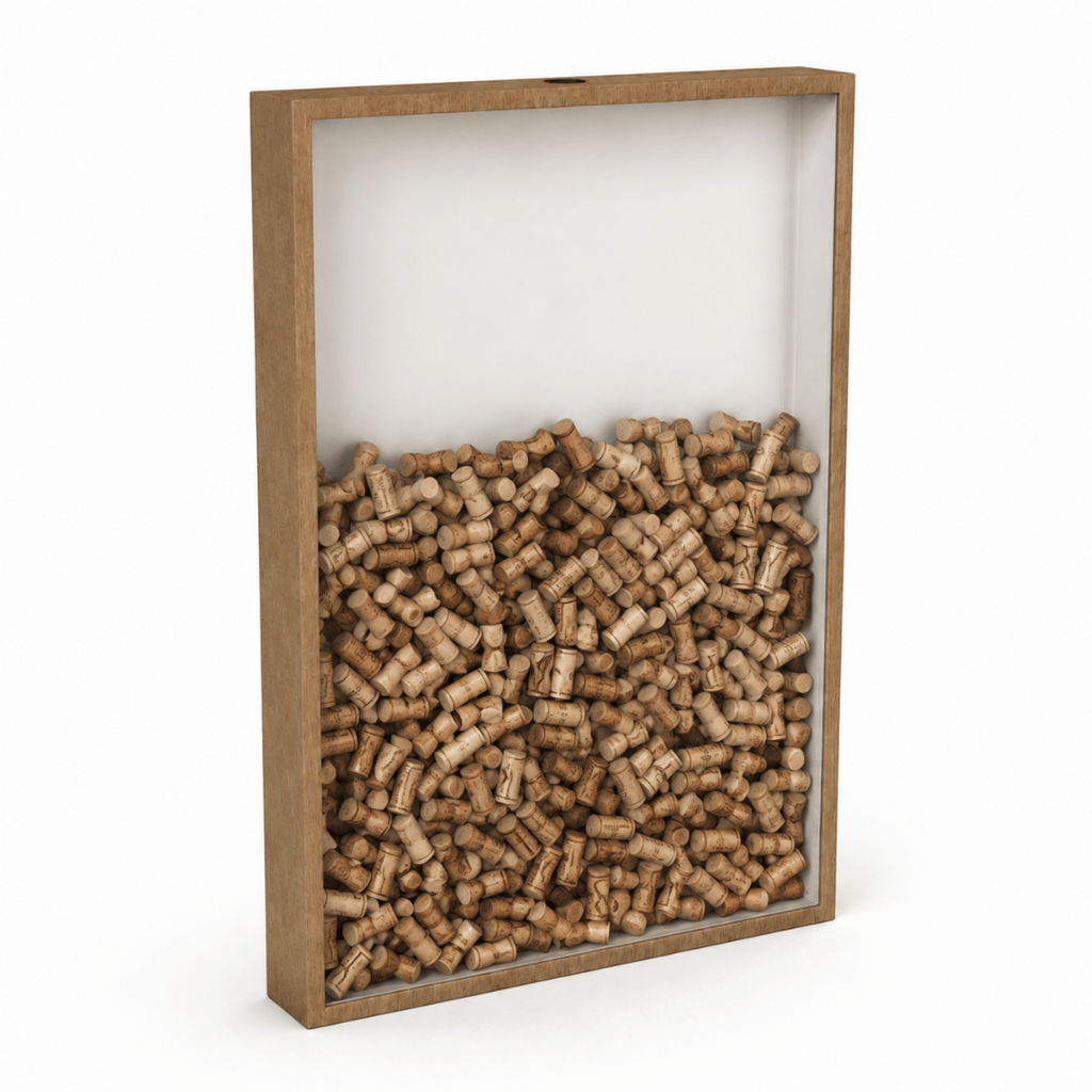 Wine Cork Frame Wall Display